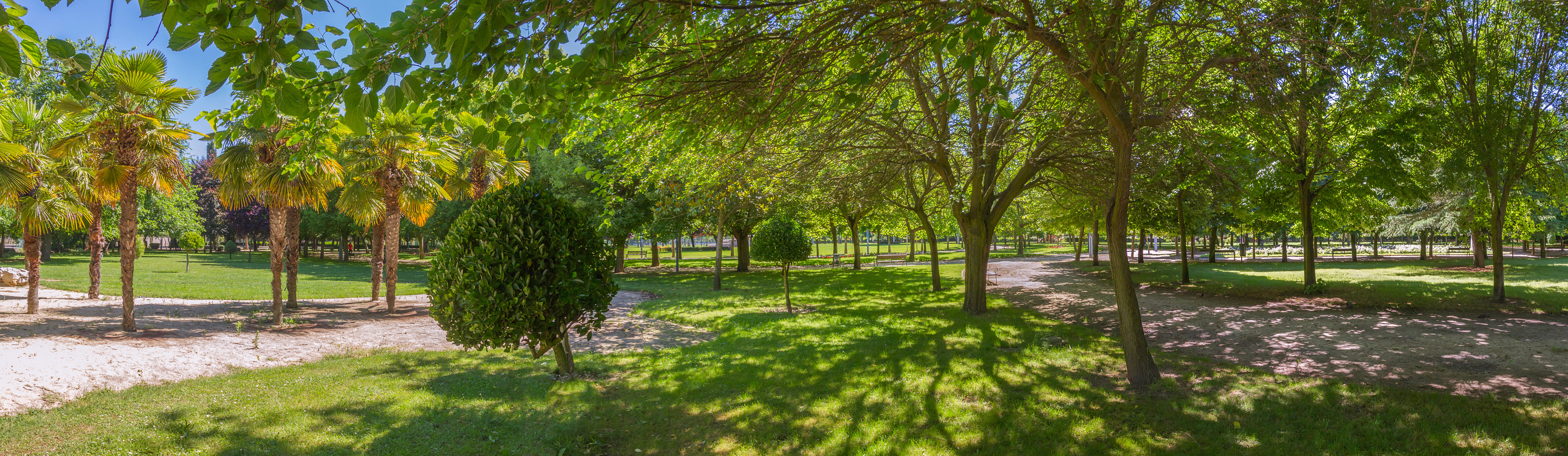 Public Park in Spring Summer - Parque Publico en Primavera Verano